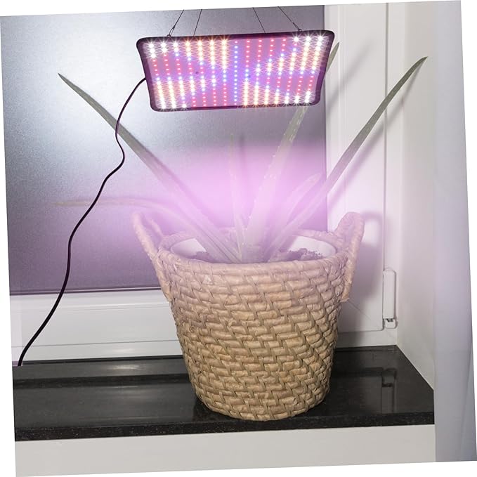 GALPADA Led Hanging Grow Light for Indoor Plants Full Range Dimmable Plant Growth Lamp with Hooks and Chains Lightweight for Photosynthesis and Indoor Growing