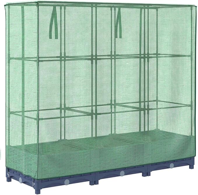 SKM Raised Bed Blue Grey Polypropylene Polyethylene Iron MediumGrey (Weight 15.43KG)