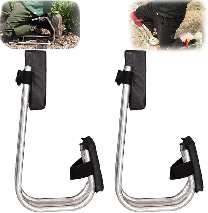 Adjustable Gardening Stool Knee Seat for GardeningKnee Seat for Garden One Leg Labor-Saving Kneeseat Ergonomic Knee Protection &amp Ankle Support(2pcs)