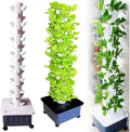 Hydroponics Tower Garden Hydroponic Growing System for Herbs Fruits and Vegetables45 Pods Indoor Herb Garden Kit with Hydrating Pump Net Pots and Timer