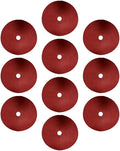 10x Tree Mulch Rings Weed Barrier Fabric with 2.76 Hole Gardening Thickened Plant Cover Breathable Non Woven Tree Protector Red