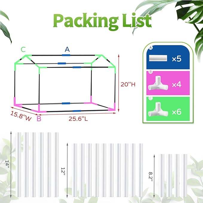 Indoor Mini Greenhouse with Grow Light Tabletop Small Greenhouse for Beginners All-in-One Tiny Plant Nursery Kit with Adjustable LED Light &amp Timer Smart Grow Tent for Herbs Gardening Gift