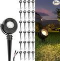 Sunco LED Low Voltage Spotlight Revolver Sphere Shaped Garden Landscape Lights Outdoor [Luces para Jardin] 4W 300 LM 3 CCT: 2700K/4000K/5000K Wet Rated ETL 24 Pack.