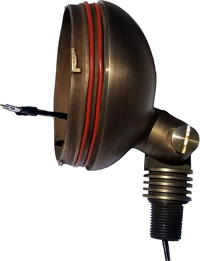 illuminous Professional Quality 12V Outdoor Landscape Light Constructed of Solid Brass. PAR36 12V SPOT Light with 1M Wire and Spike