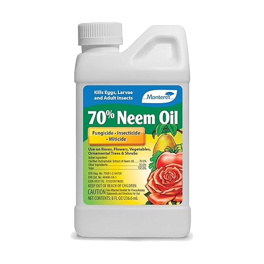 Monterey Neem Oil 70% for Controlling Insects &amp Disease 8oz