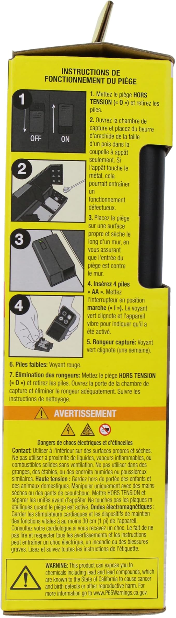 Victor M250S Indoor Electronic Humane Mouse Trap - No Touch No See Electric Mouse Trap