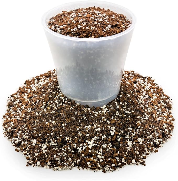 Gardenera Premium House Plant and Tropical Plant Potting Soil - 10 Quart - Hand-Mixed Blend for Re-Potting All Indoor Plants (2 Bags of 5 Quart)