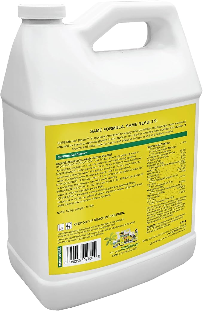 Dyna-Gro 719015 DYBLM100 Plant Food 1 Gallon White