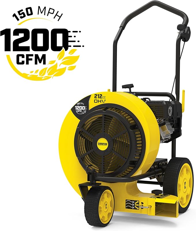 Champion Power Equipment 212cc 1200 CFM Walk-Behind Leaf Blower