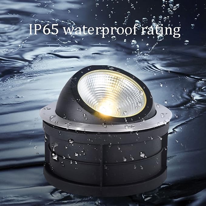 Landscape Lights LED Underground Light AC85-110V COB Spotlight Light Source Ground Lights IP65 Waterproof Floor Lamp for Driveway Deck