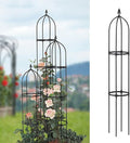 Garden Trellis for Climbing Plants Tower Obelisk Garden Trellis Plant Support Vine Supports Plant Tower for Outdoor Indoor Vines Flower(Size:33cm/12.9in Small)
