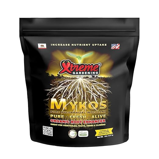 Xtreme Gardening Mykos 20 lb – Mycorrhizal Fungi Root Stimulator for Plants – Organic Root Booster for Stronger Roots Bigger Growth &amp Higher Yields – Mycorrhizae for Vegetables Flowers &amp Tre