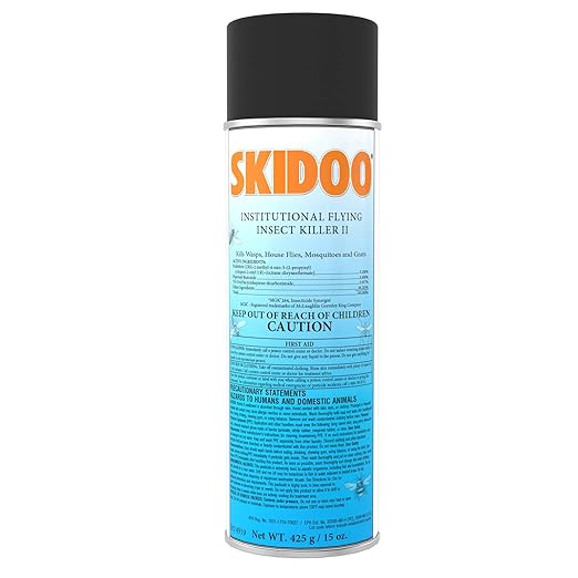 Diversey 5814919 Skidoo Institutional Flying Insect Killer II Kills Flies Gnats Mosquitoes Wasps &amp More Aerosol Bug Spray 15-Ounce