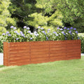 Garden Raised Bed Rusty Corten Steel Large Durable Drainage pots Drainage Holes Plant pots Succulent containers for Outdoor Garden