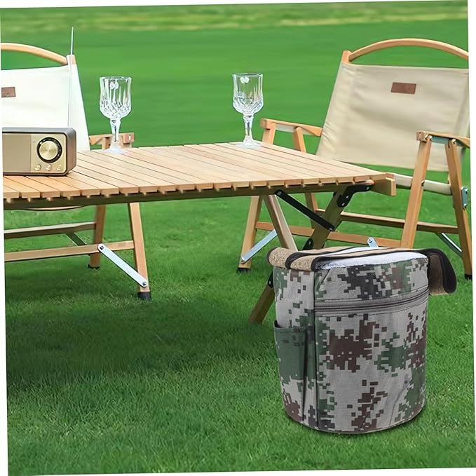Portable Foam Garden Stool with 25cm Height and Storage Pocket Lightweight Outdoor Weeding and Gardening Work Seat for Seniors Camping and Field Work Use Random Style