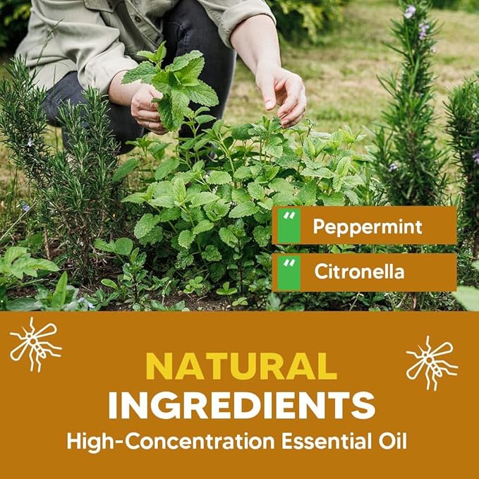 Mosquito Repellent Outdoor Patio Mosquito Repellent Balls Indoor Mosquitoes Deterrent for Yard Mosquito Control Keep Mosquito Away for Room/Porch/Camping Effective for 60 Days-8P