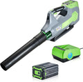 VEVOR 60V Cordless Leaf Blower with Brushless Motor 650 CFM/125 MPH Battery Powered Electric Leaf Blowers for Lawn Care with 5Ah Battery and Fast Charger 3 Speed Control