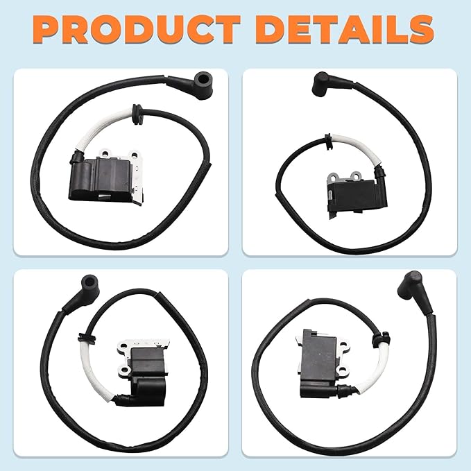 502846401 Ignition Coil Module For Husqvarna 150BT 150BF 350BT 350BF Redmax EBZ5100 EBZ5150 Jonsered BB2250 Backpack Leaf Blower Air Filter Tune Up Kit 502844401 Spark Plug Primer Bulb Parts