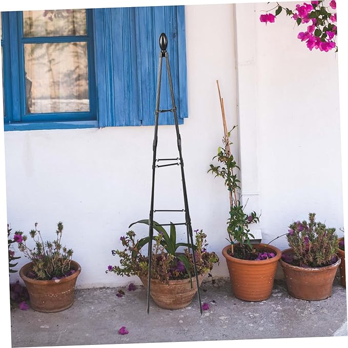 UPKOCH 1set Plant Climbing Trellis for Vines Outdoor Garden Support Stand for Potted Plants and Houseplants Easy to Use Sturdy Frame Design
