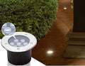 Outdoor Recessed LED Spot Light - LED Landscape Lights - Inground Garden Lamp Outdoor Garden Lighting Waterproof Lights Underground Beam Underground Spotlight RGB 24W(24V) Blue
