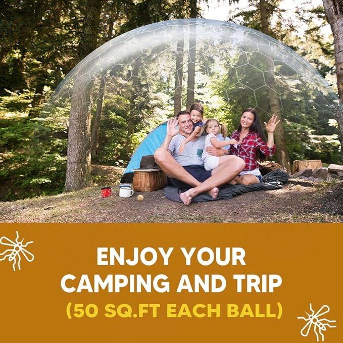 Mosquito Repellent Outdoor Patio Mosquito Repellent Balls Indoor Mosquitoes Deterrent for Yard Mosquito Control Keep Mosquito Away for Room/Porch/Camping Effective for 60 Days-12P