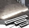 LED Ground Lights Outdoor - Recessed Outdoor Spotlights Long Strip Underground Lights 220V AC IP67 Waterproof LED Recessed Garden Spotlight for Landscape Lighting