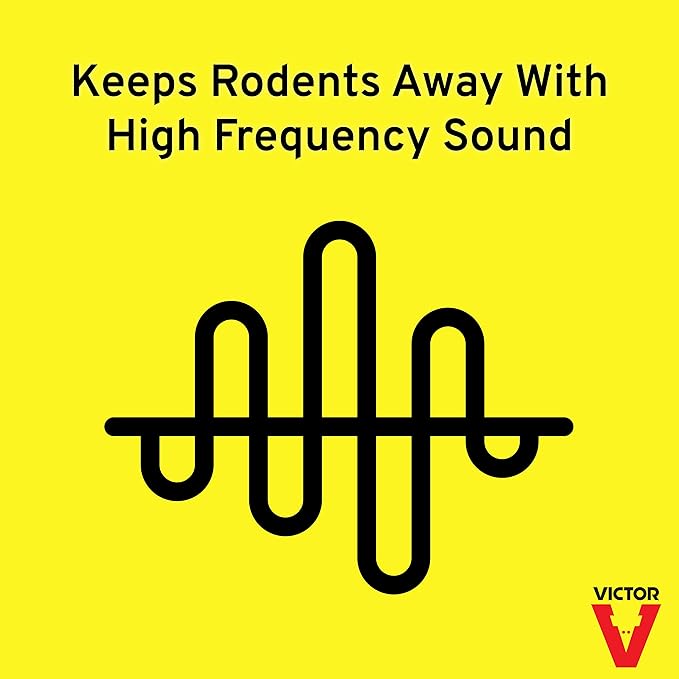 Victor Ultra Sonic PestChaser Rodent Repellent - Repel Mice and Other Rodents Indoors - Use in Attics Basements Garages and Warehouses - M793