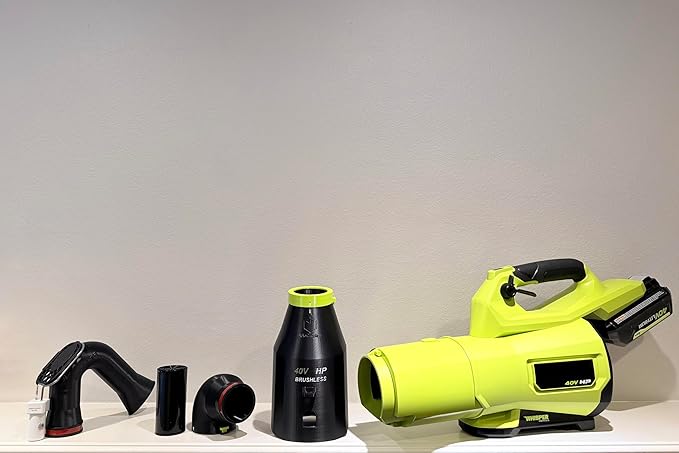 ArloCatcher Car Drying Nozzle Attachment for RYOBI 40V 800CFM RY40HPLB01 Leaf Blower Compatible with ArloCatcher 2-Story High Gutter Cleaning Kit