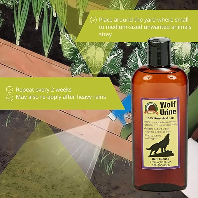 Just Scentsational WU-16 Wolf Urine for Gardens Hunters and Trappers 16 oz