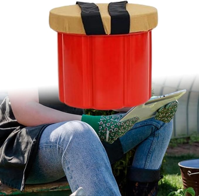 Portable Garden Work Stool with Comfortable Seating Height 20cm