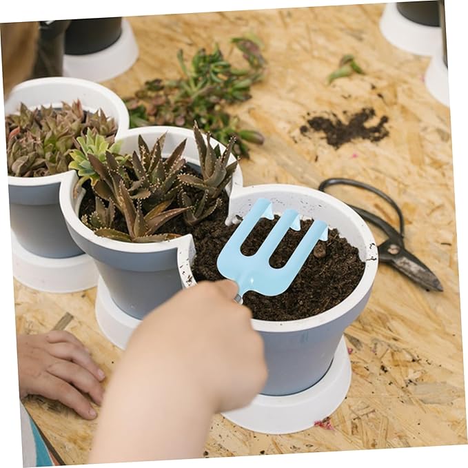 1set Boy Girl Gardening Tools Set Boy Girl Garden Hand Tool Kit Shovel Rake Watering Can and Storage Basket and Gardening Equipment for Outdoor Fun
