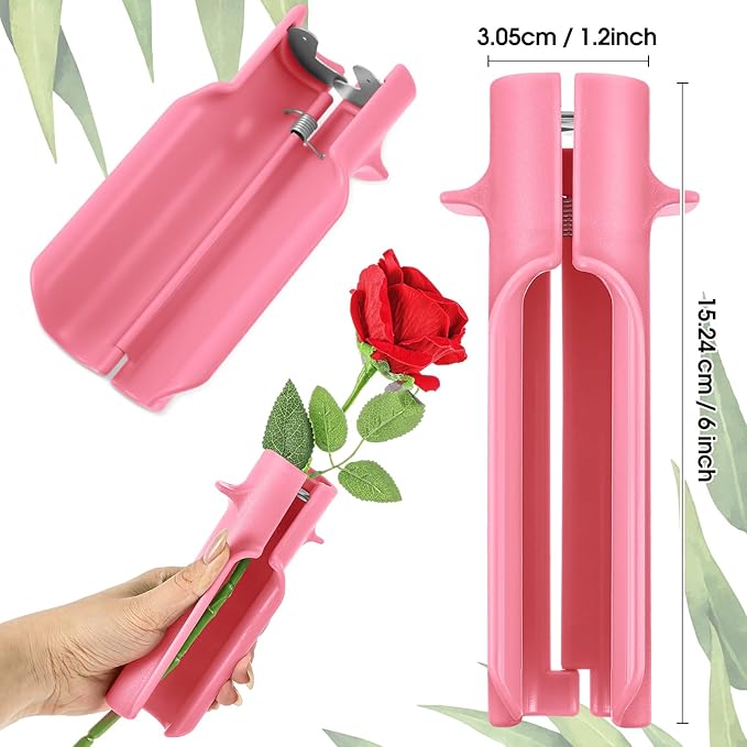 Lasnten 211 Pcs Gardening Tools Kit Floral Arrangement Supplies Pink Tote Storage Bag and Flower Stripper Floral Gloves Pruning Shears Scissors Etc Bouquets Crafts Gifts for Women Valentine's Day