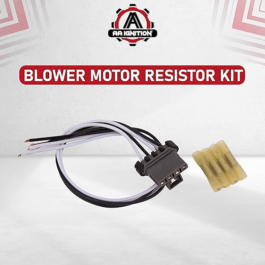 HVAC Blower Motor Resistor Kit - Replaces 973-582 8713804050 8713804052 ‎4P1650 JA1772 RU1435 - Compatible with Toyota Tacoma Vehicles - 2005 2006 2007 2008 2009 2010-2017 HVAC Control