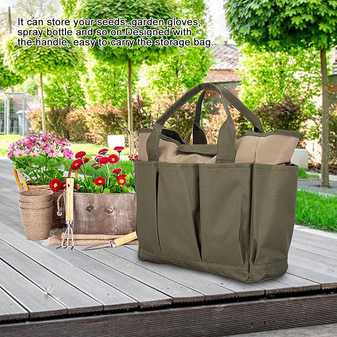 Multifunctional Garden Sto Portable Sturdy Tool Ox Fabric Hand Tool Cer with Handle Sto P for Gs Spray Bottles