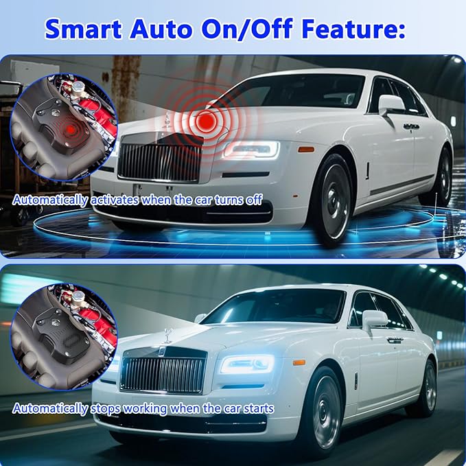 2 Pack Rodent Repellent for Car Engines Ultrasonic Rodent Repeller for High-Efficiency Rat and Mouse Deterrent Mouse RepellentRat Repellent for Car 12v 24v Trucks Rvs