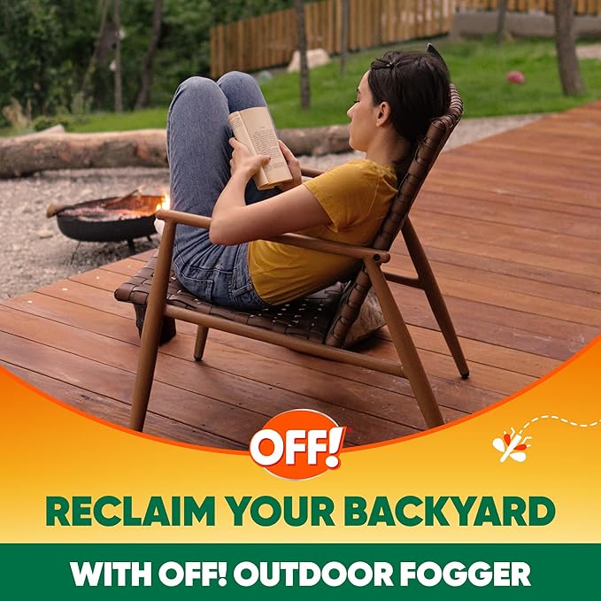 OFF! Outdoor Fogger Yard and Deck Insect Repellent Backyard Pretreat Kills and Repels Insects 16 Ounce (Pack of 3)