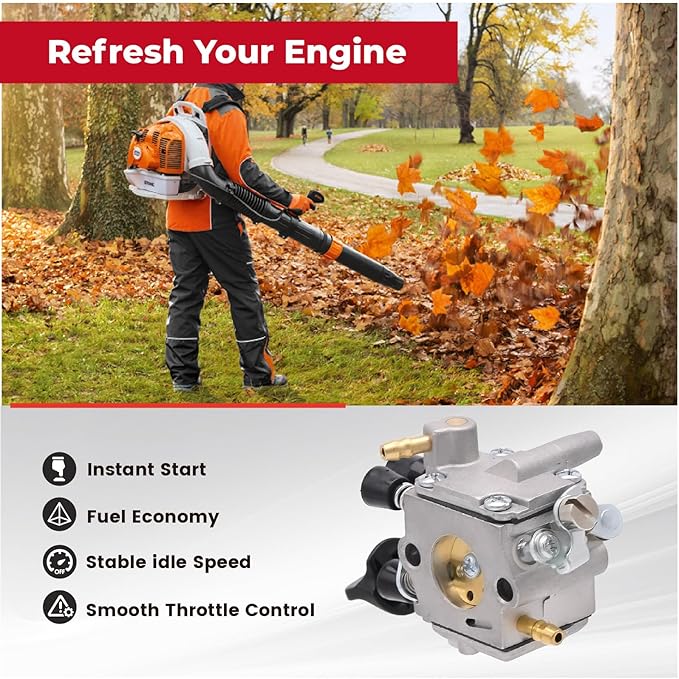 C1Q-S210 Carburetor Kit for Stihl BR350 BR350Z BR430 BR430Z SR430 SR450 Backpack Blower Carb Replace 4229 129 0901