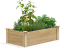 Greenes Fence Premium Cedar Raised Garden Bed 2' x 4' x 14 (3/4 Thick) - Made in USA with North American Cedar