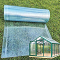 REMYS Plastic Garden Fencing Polycarbonate Greenhouse Sheeting Plastic Roof Panels Replacement for Balcony Patio Gazebo Construction and Landscaping Projects 85% Transparent(1.5x6m(4.9x19.6ft))