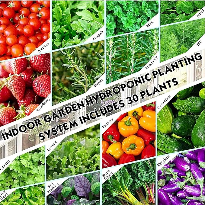 Aeroponic Tower Garden System Tower Garden Growing System Vertical Farming Tower with Pump Soilless Cultivation Growing System(140cm/55in)