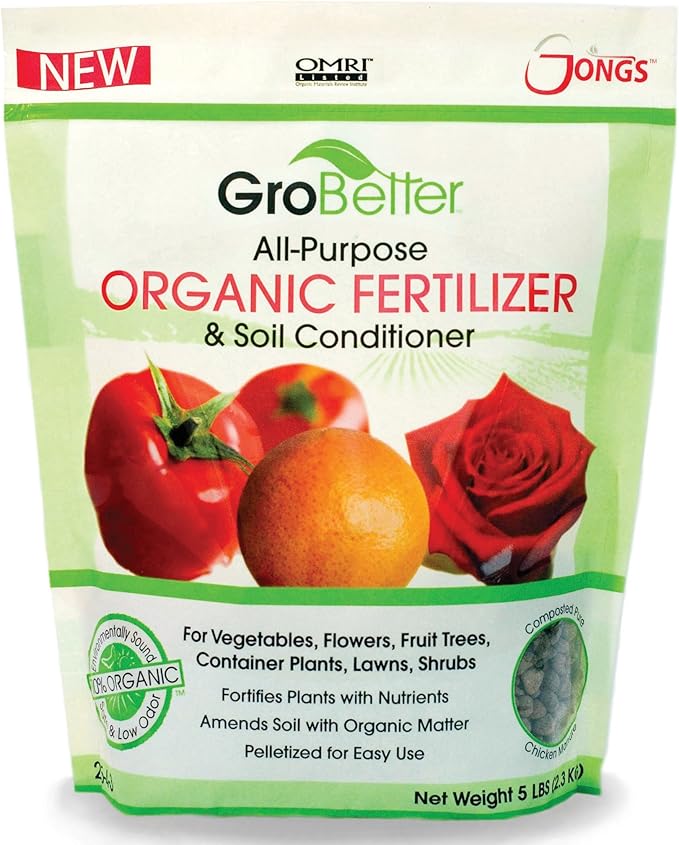 GroBetter 1005 Organic Fertilizer and Soil Conditioner 5-Pound