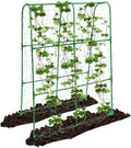 Compact U-Shaped Plant Trellis for Peas Beans &amp Light Climbing Plants - Rust-Resistant Foldable Design Lightweight Steel Ideal for Raised Beds &amp Patio Gardens(31 W x 47 H)