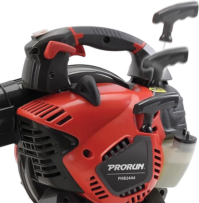 PRORUN 27.6cc 450 CFM 160 MPH Gas-Powered 2-Cycle Handheld Leaf Blower PHB2444