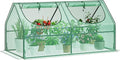 GreatBuddy Portable Mini Greenhouse 3×3×6Ft High-Density PE Plant Cover with 2 Roll-up Zipper Windows Perfect for Indoor Outdoor Plant Growing