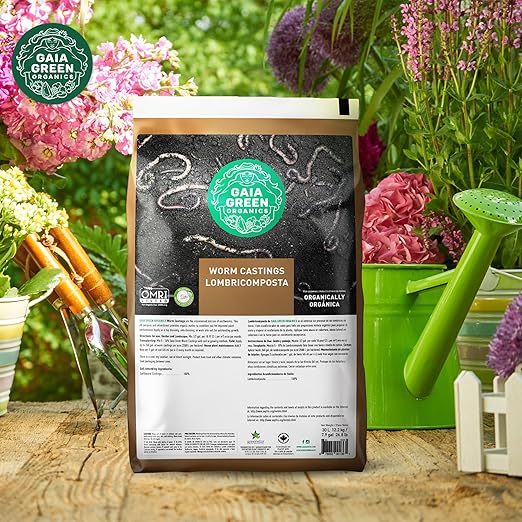 GAIA GREEN 30L Worm Castings Powder Soil &amp Plant Fertilizer for Urban Gardens &amp Lawns