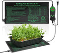 Seedling Heat Mat with Thermostat Pack of 1 Dual Certified by MET and UL Plant Heating Mat Pad Equipped with A Temperature Probe It Automatically Maintains A Constant Temperature