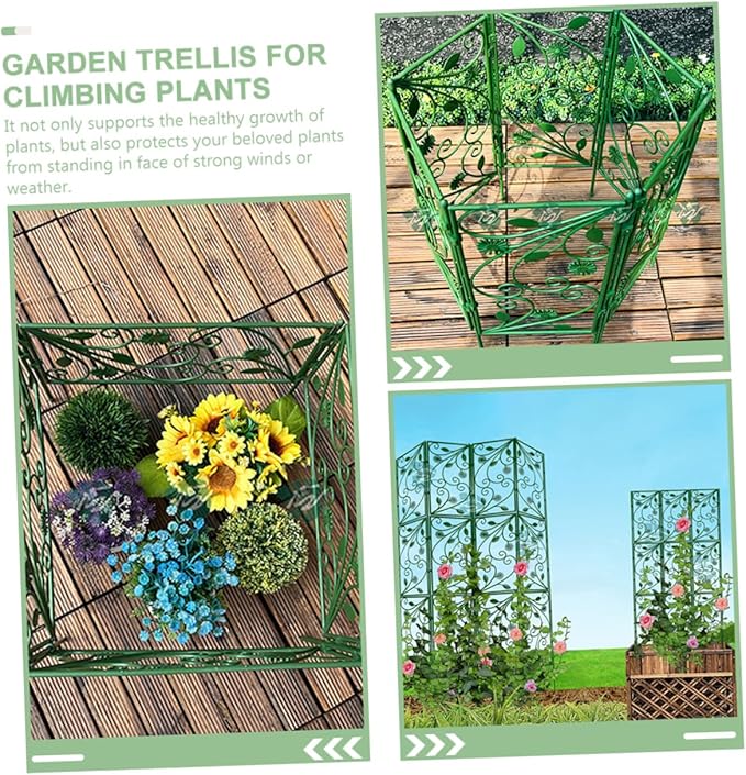 6pcs Climbing Flower Stand Screen Sturdy Material for Indoor Garden Trellis