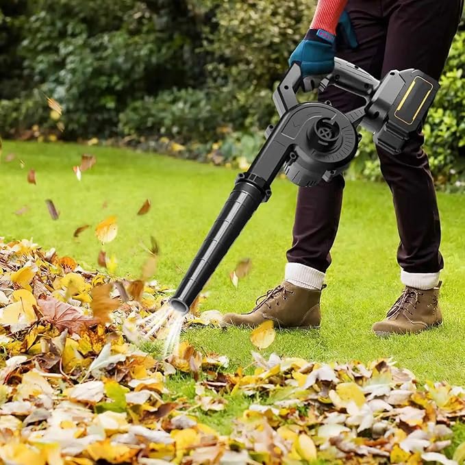2-in-1 Blower&amp Suction Air Blower Electric Leaf Blower Brushed Dust Sweeper for Home Garden Pet Hair