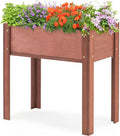31x16x31 inch Raised Garden Bed with Legs Elevated Wooden Planter Box for Outdoor Plants Flowers Fruits Vegetable Herb Growing