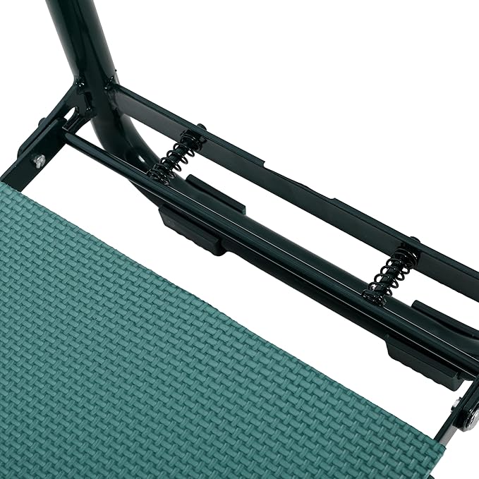 Garden Kneeler &amp Seat Bench - Foldable Stool with EVA Foam Pad + Extra Soft Wider Cushion 2 Free Tool Pouches &amp Large Tool Bag for Gardeners